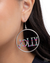 Load image into Gallery viewer, Holly Jolly - Multi earring F048

