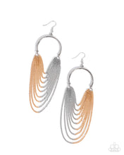 Load image into Gallery viewer, Focused Fringe - Silver earring E051
