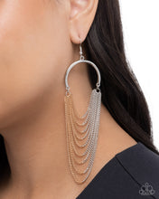 Load image into Gallery viewer, Focused Fringe - Silver earring E051
