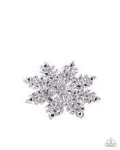 Load image into Gallery viewer, Snowflake Solstice - White Brooch NOV 2025 LOP D083
