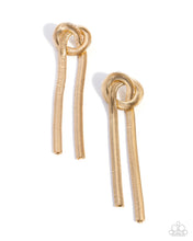 Load image into Gallery viewer, Twisted Tale - Gold earring G105
