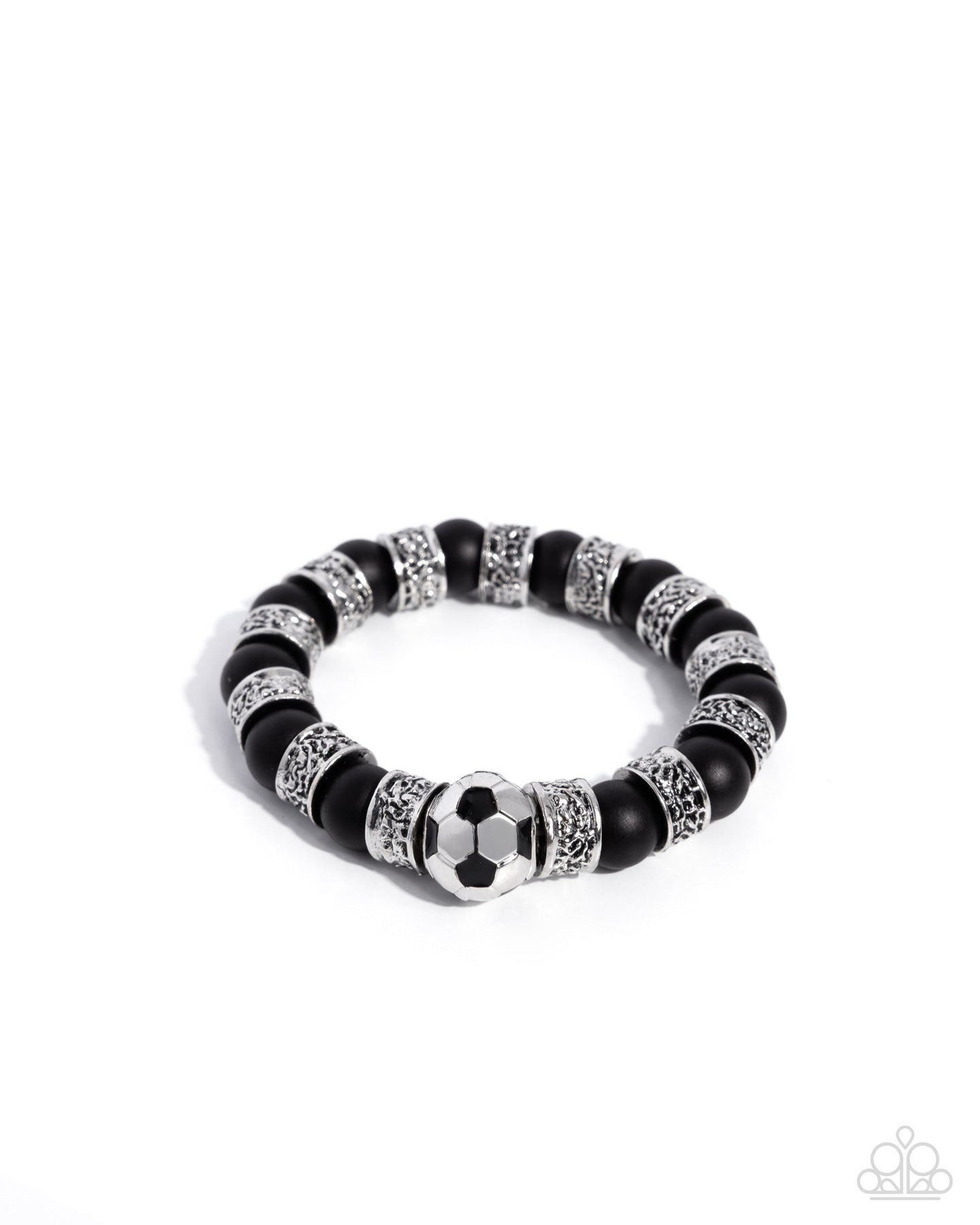 Soccer Champ - Black bracelet B129