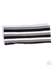 Load image into Gallery viewer, Striped Symphony - Black headband BOX 19
