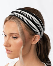 Load image into Gallery viewer, Striped Symphony - Black headband BOX 19
