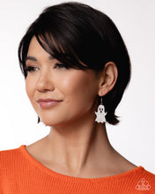 Load image into Gallery viewer, Ghost Town - White earring SEPT 2025 LOP A041
