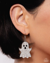 Load image into Gallery viewer, Ghost Town - White earring SEPT 2025 LOP A041
