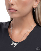 Load image into Gallery viewer, How Great Our Joy - White necklace A018
