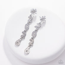 Load image into Gallery viewer, Ring In The Shimmer - White earring NOV 2025 LOP E073
