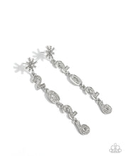 Load image into Gallery viewer, Ring In The Shimmer - White earring NOV 2025 LOP E073
