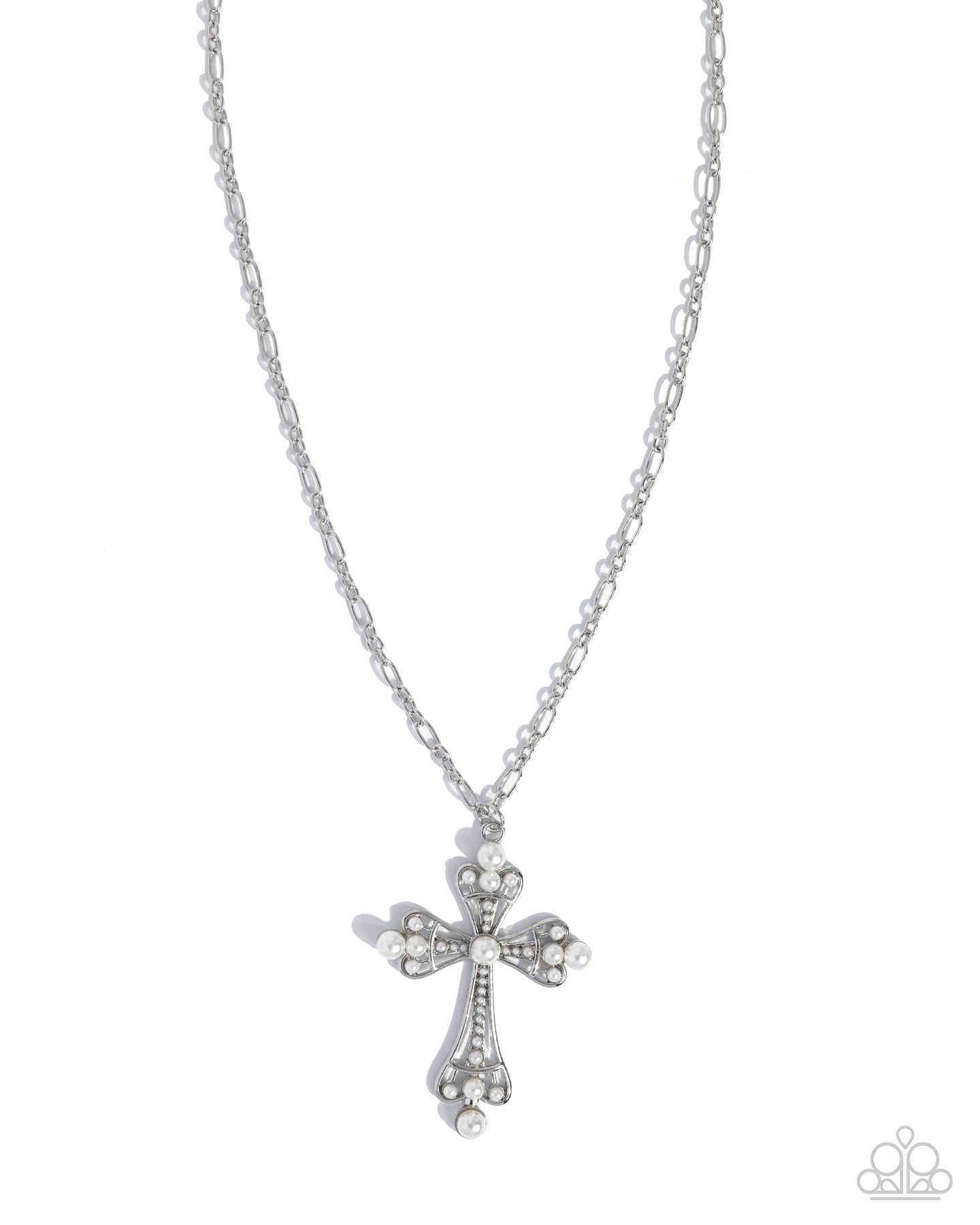 Heavenly Haul - White necklace A056