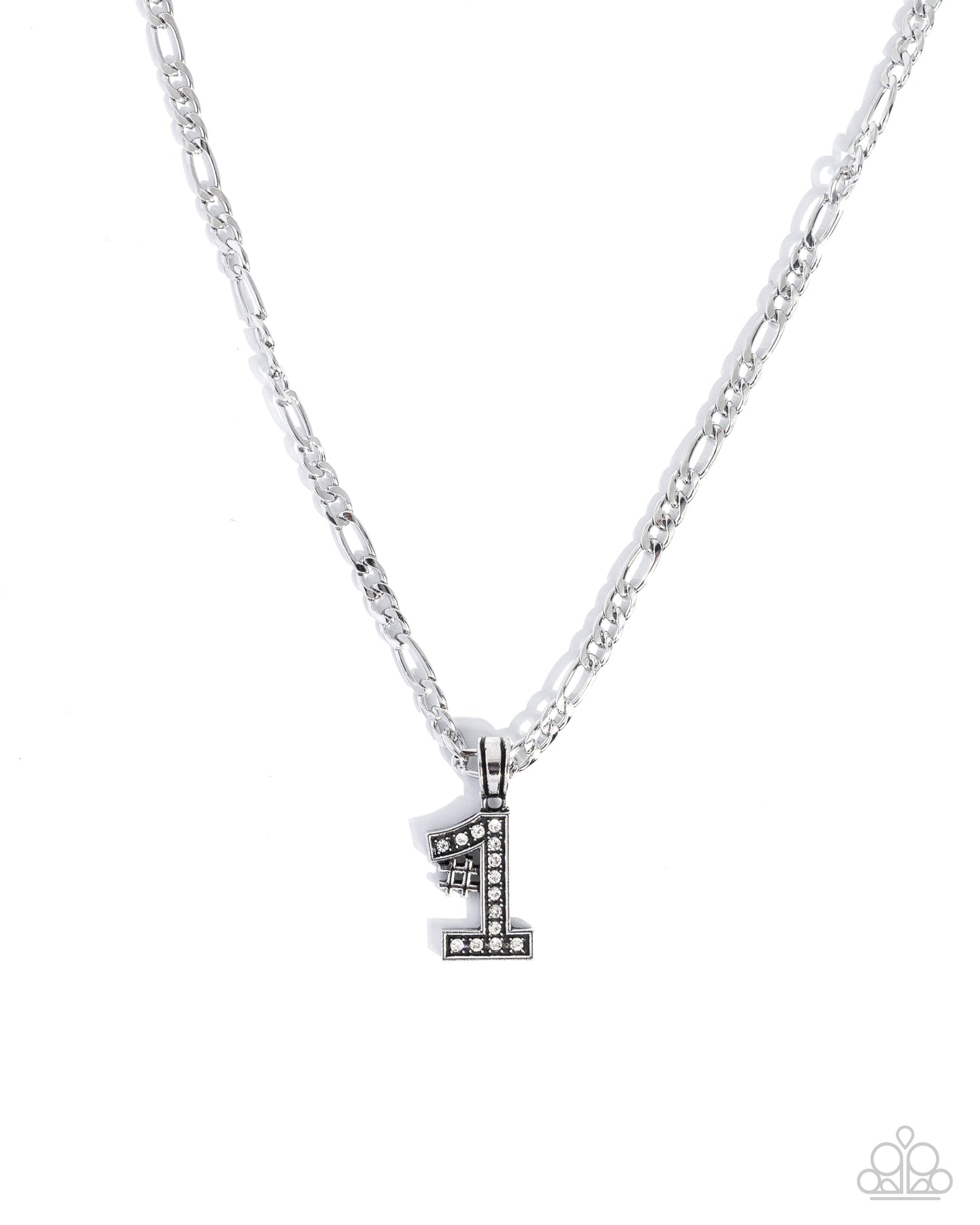 Team Number - Silver necklace UP