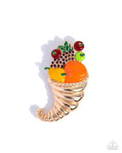 Load image into Gallery viewer, Cornucopia Chic - Multi Brooch F068
