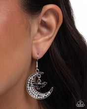 Load image into Gallery viewer, Handcrafted Halloween - Black earring 8/27 preorder
