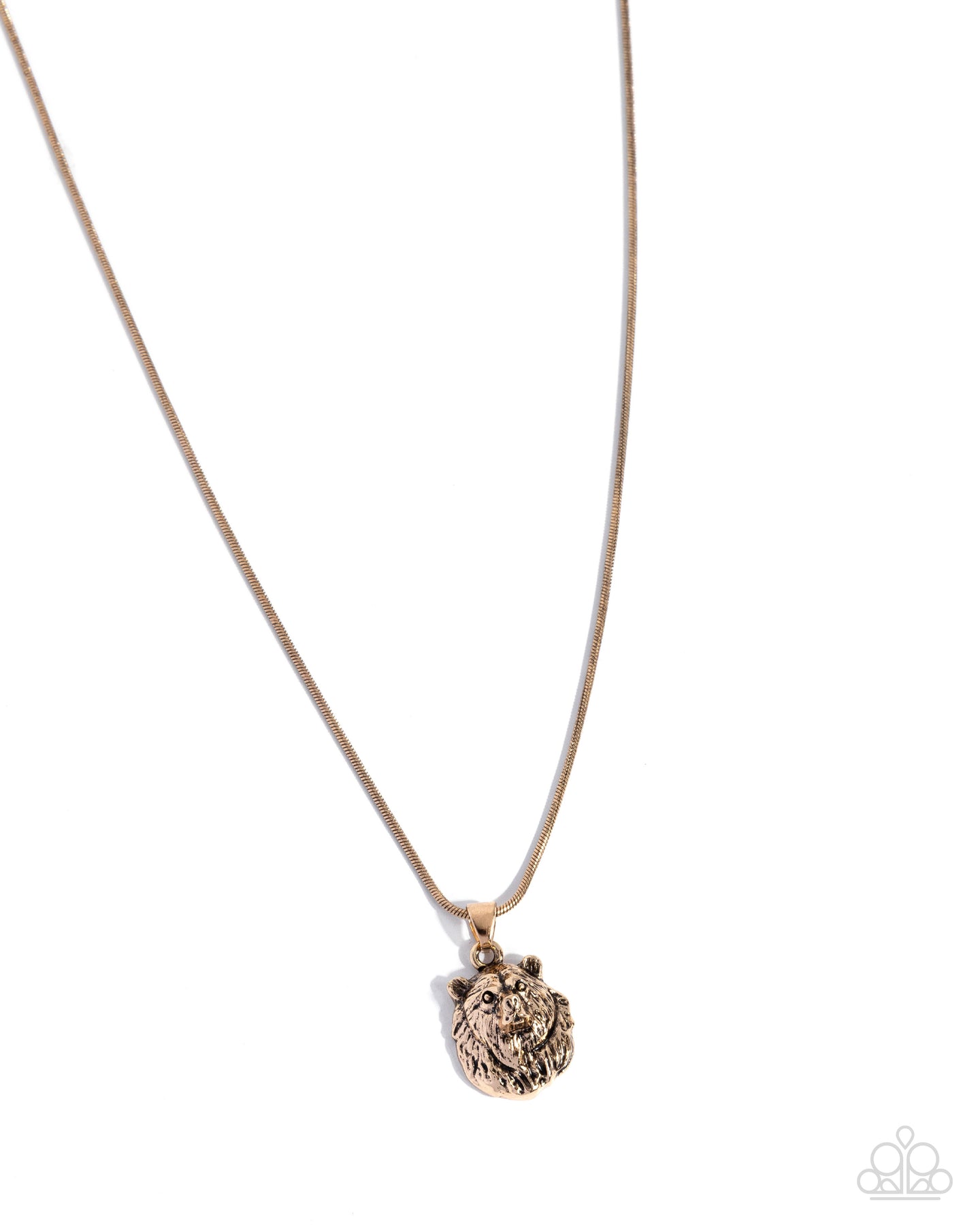 Bear Boundary - Gold necklace A015