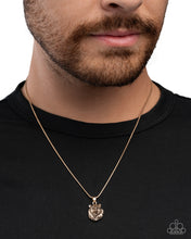 Load image into Gallery viewer, Bear Boundary - Gold necklace A015

