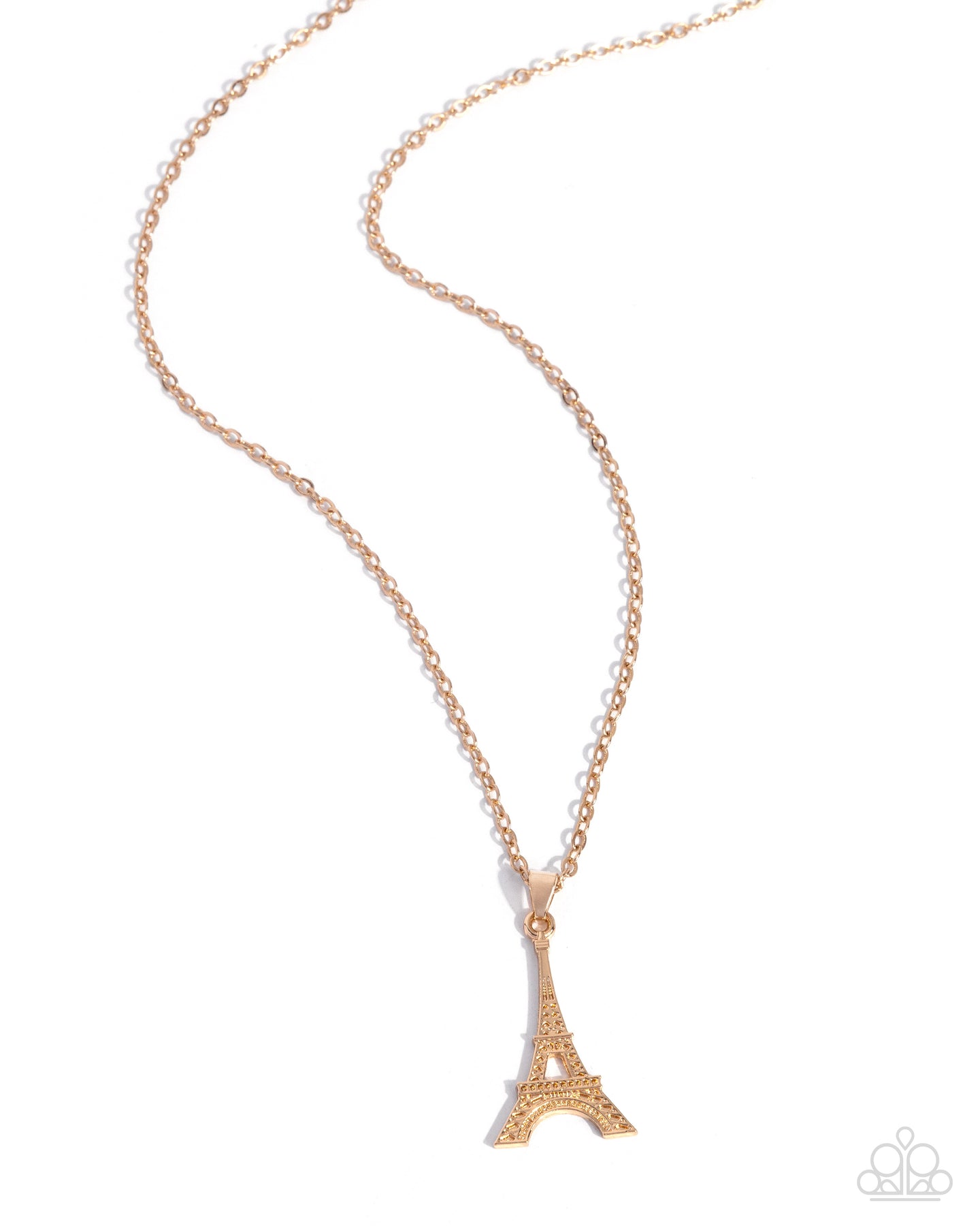 Eiffel Tower Eloquence - Gold necklace D054