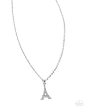 Load image into Gallery viewer, Eiffel Tower Eloquence - Silver necklace A067
