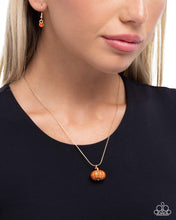 Load image into Gallery viewer, Pumpkin Panache - Orange necklace BOX 16
