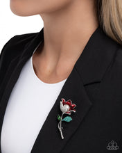 Load image into Gallery viewer, Blooming Busybody - Red brooch 11/19 preorder
