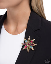Load image into Gallery viewer, Slow Shimmer - Multi Brooch A010
