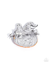 Load image into Gallery viewer, Historic Halloween - Orange Brooch E084
