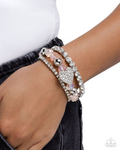Load image into Gallery viewer, Heartfelt Heiress - Pink bracelet G041
