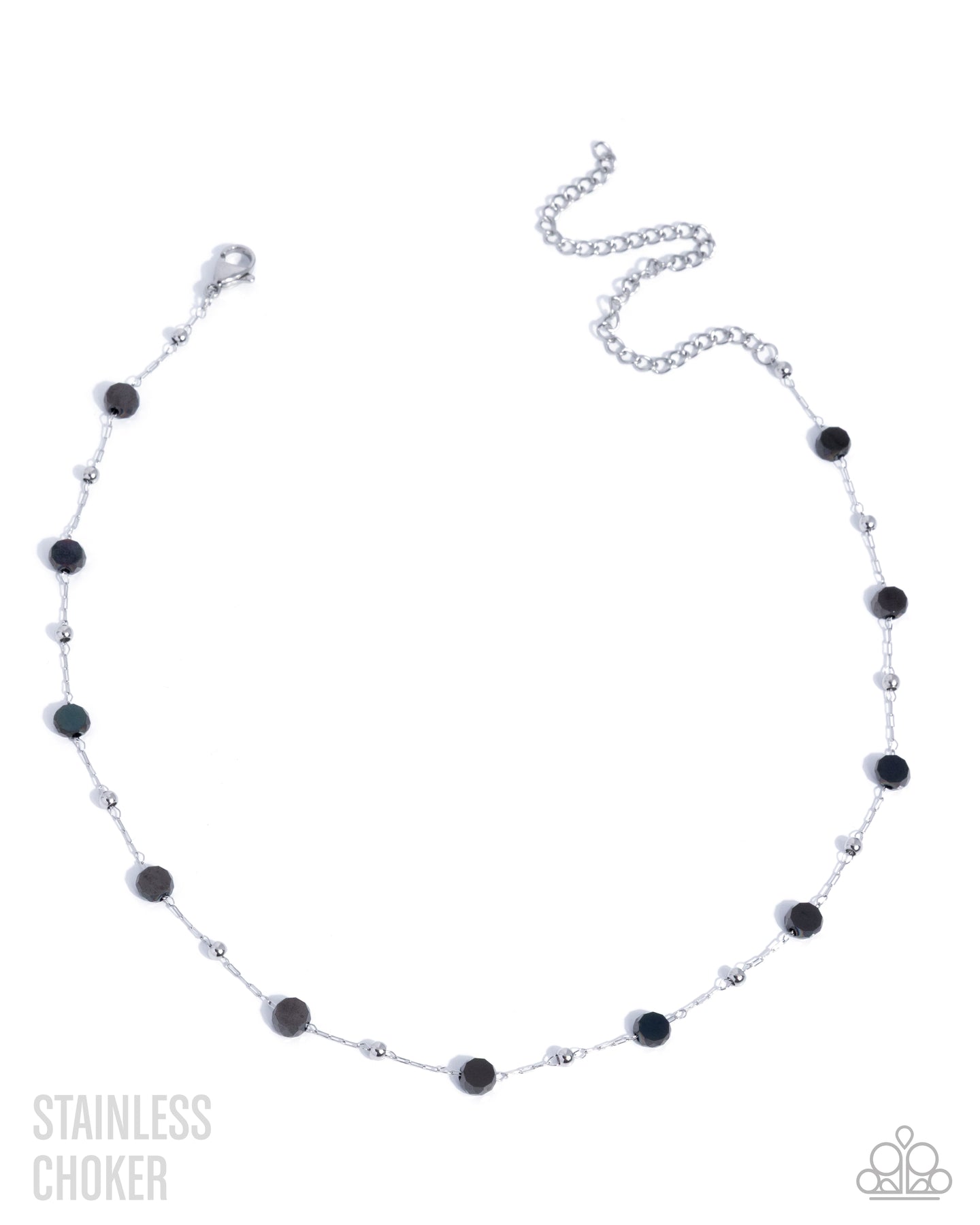 Defaced Decadence - Black necklace A031