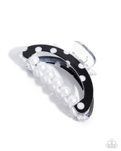 Load image into Gallery viewer, Debonair Dots - Black Claw Hair Clip E010
