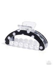 Load image into Gallery viewer, Debonair Dots - Black Claw Hair Clip E010
