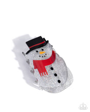 Load image into Gallery viewer, Snowman Serenade - Multi Hair Clip E085
