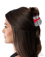 Load image into Gallery viewer, Snowman Serenade - Multi Hair Clip E085
