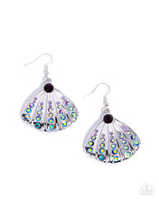 Load image into Gallery viewer, Sophisticated Seashell - Purple earring G041
