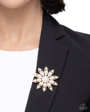 Load image into Gallery viewer, Timeless Tribute - Gold Brooch B046

