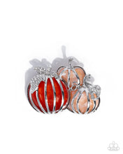 Load image into Gallery viewer, Pumpkin Pattern - White Brooch A014
