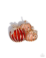Load image into Gallery viewer, Pumpkin Pattern - Orange Brooch Box 11
