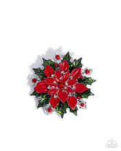 Load image into Gallery viewer, Popular Poinsettia - Red Brooch A016
