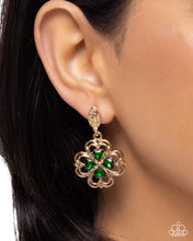 Load image into Gallery viewer, Casual Clover - Green earring A046
