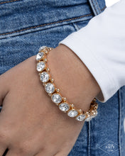 Load image into Gallery viewer, Sugar-Coated Sparkle - Gold bracelet PINK DIAMOND EXCLUSIVE F069
