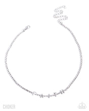 Load image into Gallery viewer, Favorable Faith - White choker A010
