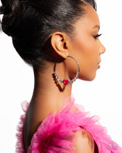 Load image into Gallery viewer, Courting Confidence - Pink Hoop Earring July 2026 LOP preorder
