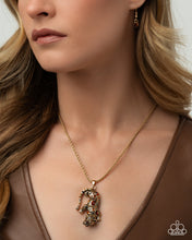 Load image into Gallery viewer, Ferocious Feline - Gold necklace March 2026 LOP G052
