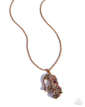 Load image into Gallery viewer, Ferocious Feline - Gold necklace March 2026 LOP G052
