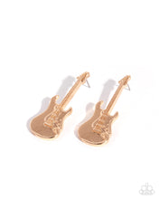 Load image into Gallery viewer, Rock Hard Or Go Home! - Gold earring 6/30 preorder
