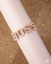 Load image into Gallery viewer, Boldly Bossy - Gold bracelet UP
