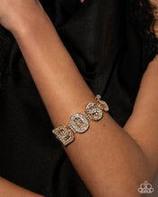 Load image into Gallery viewer, Boldly Bossy - Gold bracelet UP
