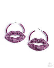 Load image into Gallery viewer, Valentines Date - Pink Hoop earring A055
