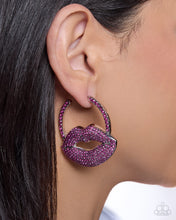 Load image into Gallery viewer, Valentines Date - Pink Hoop earring A055
