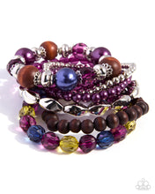 Load image into Gallery viewer, Dashing Delivery - Purple bracelet
