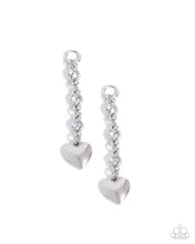 Load image into Gallery viewer, Elongated Enchantment - White hoop earring charm PREORDER
