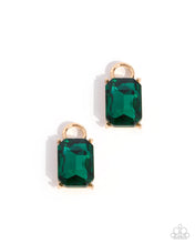 Load image into Gallery viewer, Memorable Model - Green hoop earring charm

